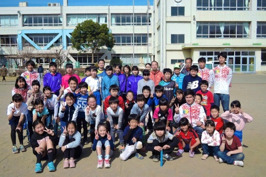 20190224男子駅伝部高麗川陸上教室