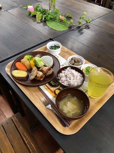 190729石坂産業　有機野菜のランチ「大人の給食」