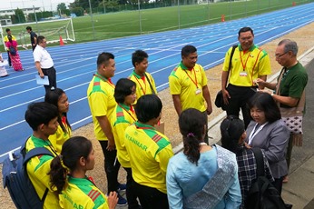 20190827ミャンマー選手団来学