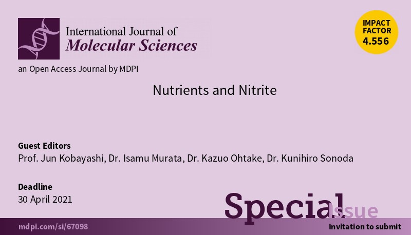 International Journal of Molecular scienceのguest editors